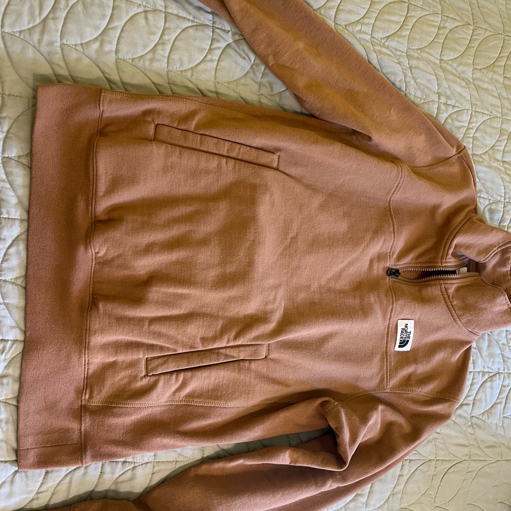 The North Face Tan Half-Zip Pullover